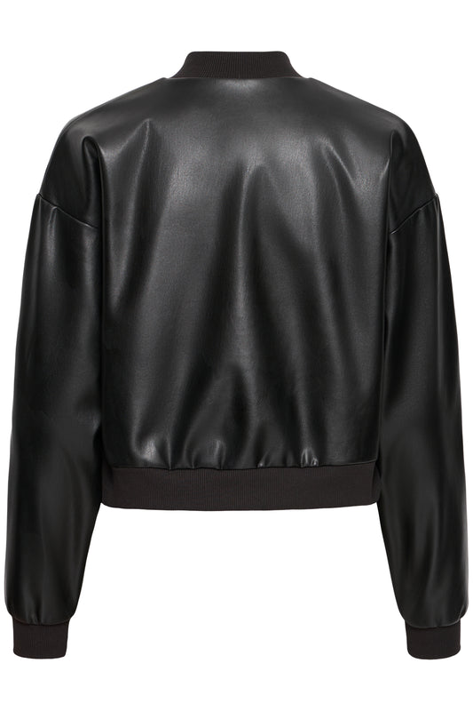 Veste bomber kate simili cuir
