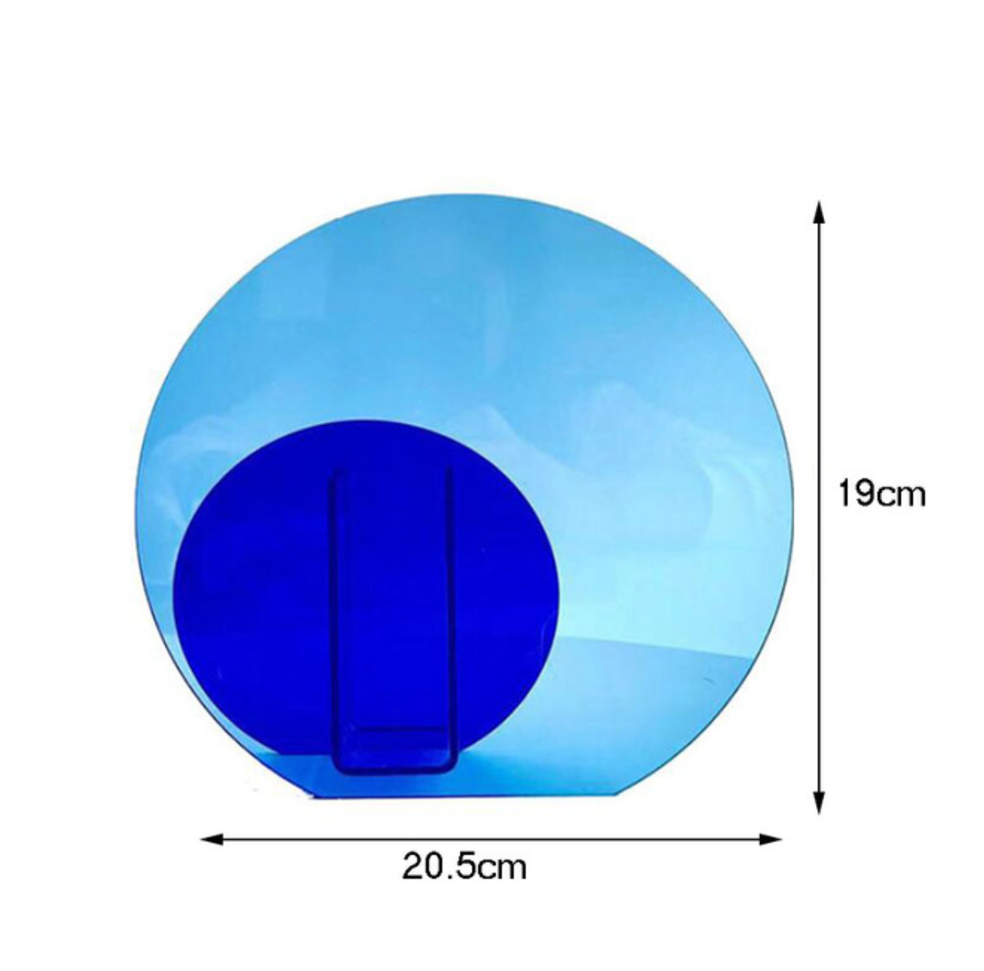 Vases en acrylique bleu | Vase décoratif moderne pour fleurs