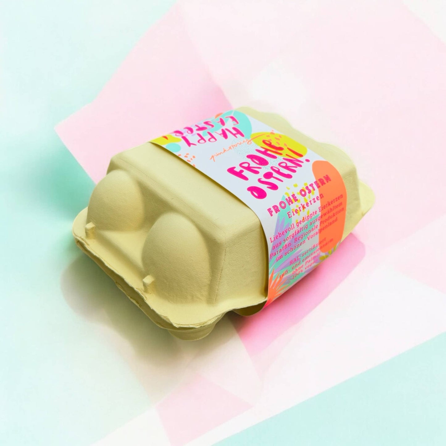 Œufs teints par trempage * Bonbons arc-en-ciel