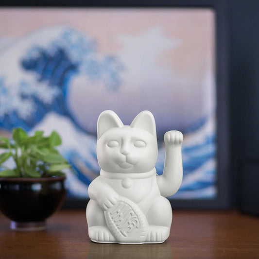 Lucky cat White PEACE