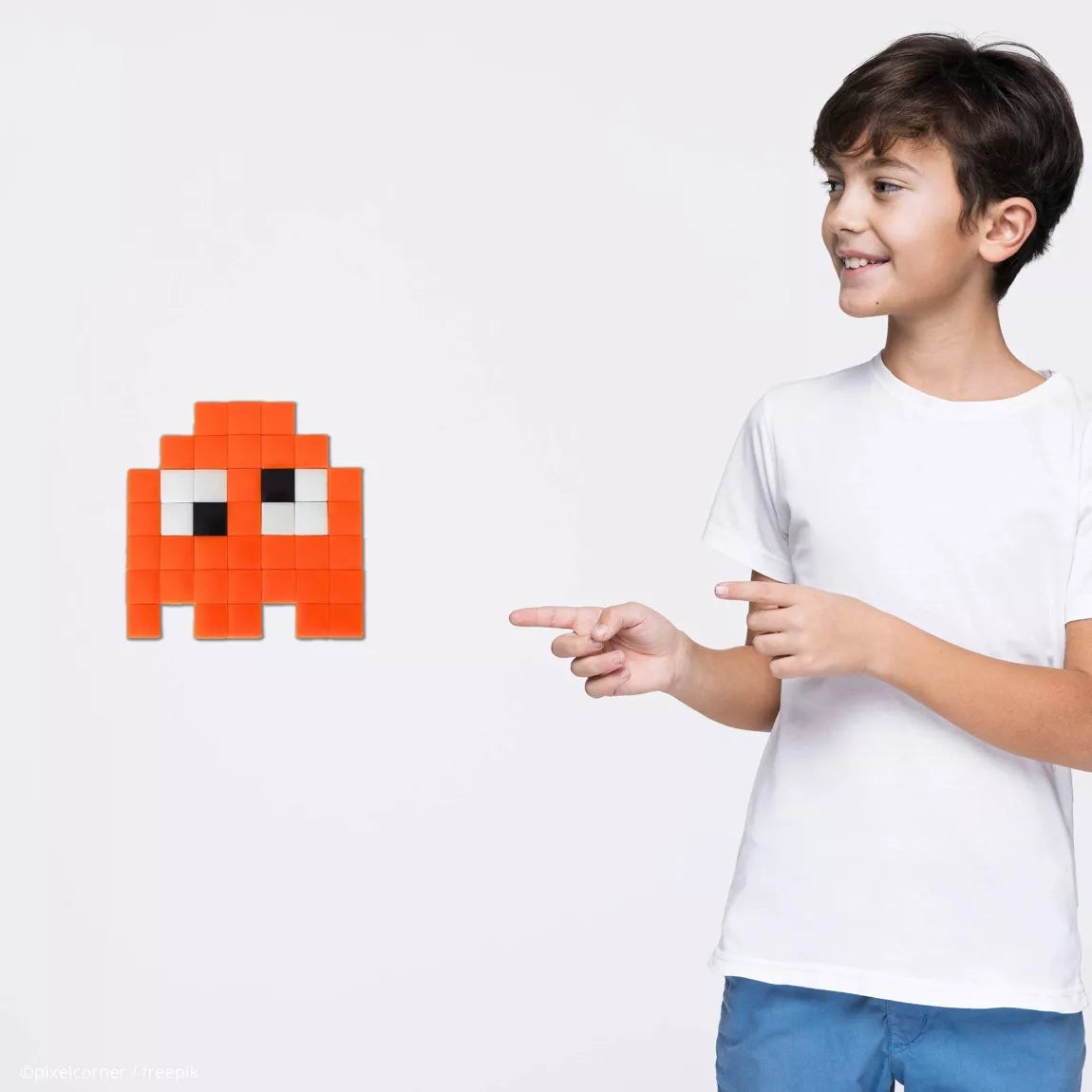 Pixel art kit gloomie Orange