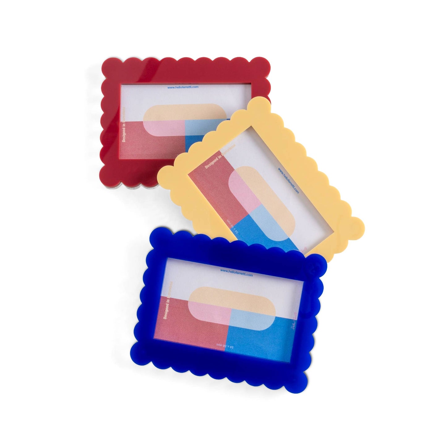 CADRE PHOTO MINI VAGUES BLEUES HF