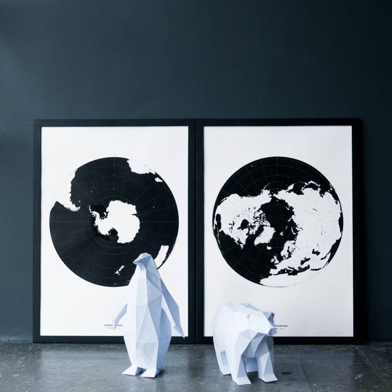 Affiches set X2 POLAR MAPS