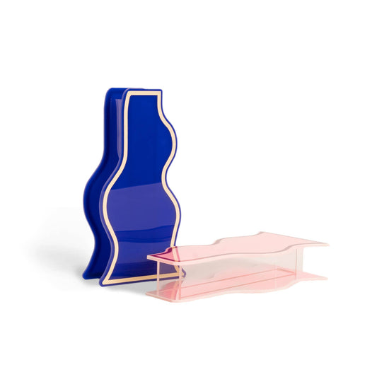 VASE D'ART LINÉAIRE ROSE HF