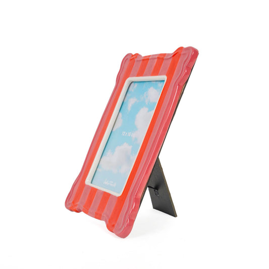 Cadre Photo Coucher De Soleil rouge