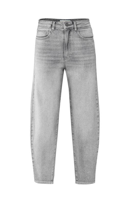 Jean barrel taille haute