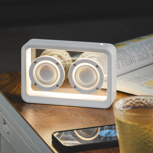 Enceinte MAGE transparent blanc