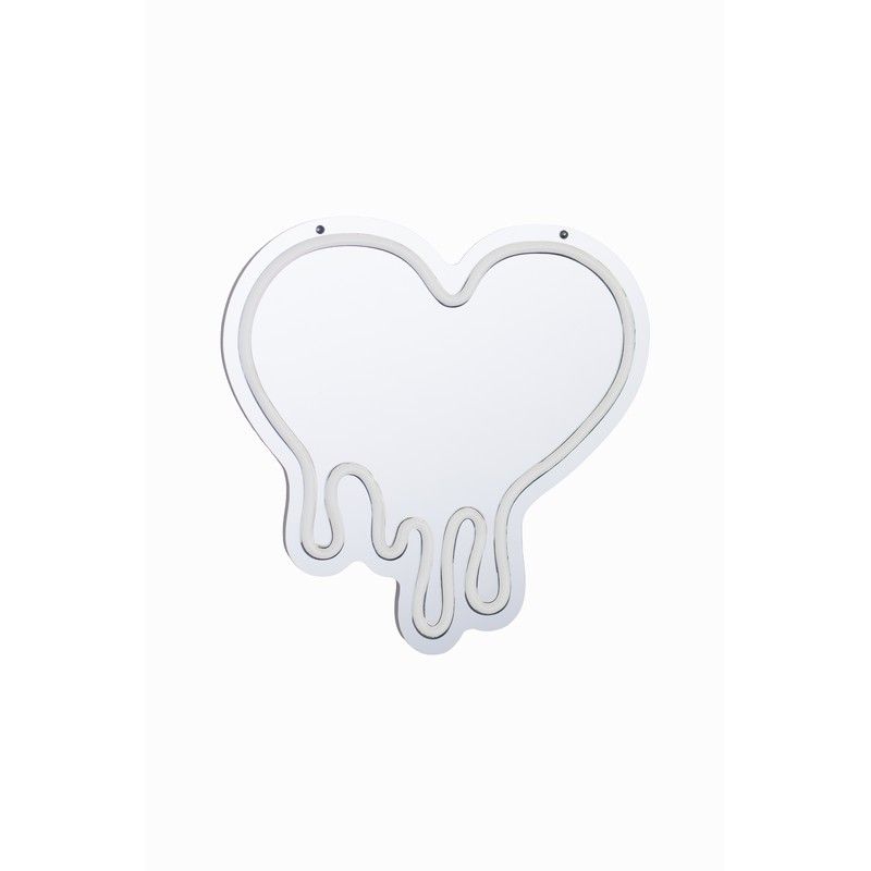 Miroir led mood heart