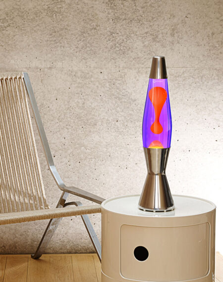 Lampe à lave ASTRO BABY violet/rouge