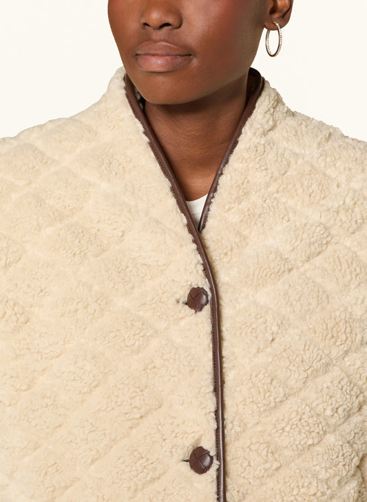 Veste fausse fourrure solava