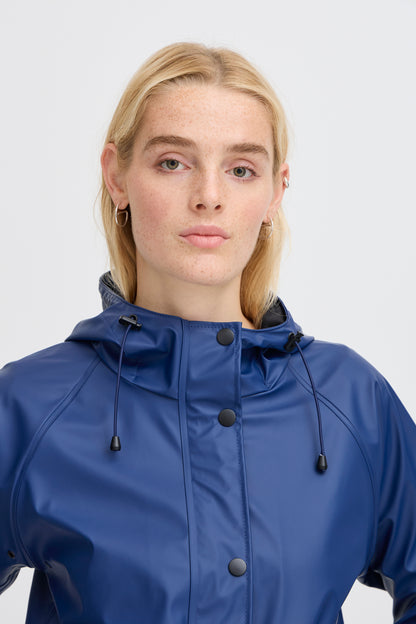 Raincoat TAZI médiéval blue