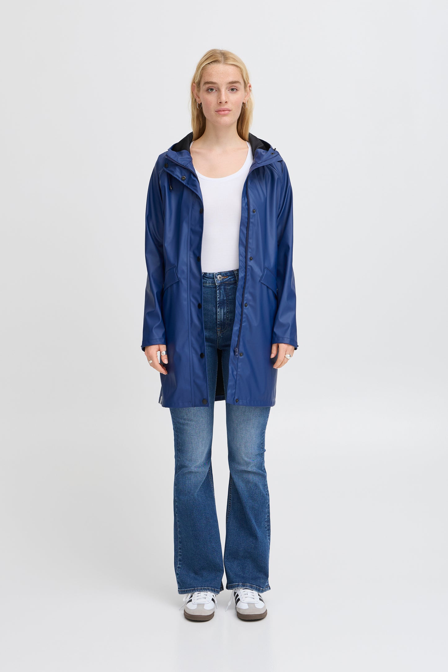 Raincoat TAZI médiéval blue