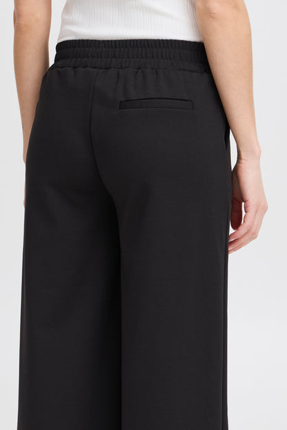 pantalon kate wide cropped black