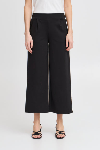 pantalon kate wide cropped black