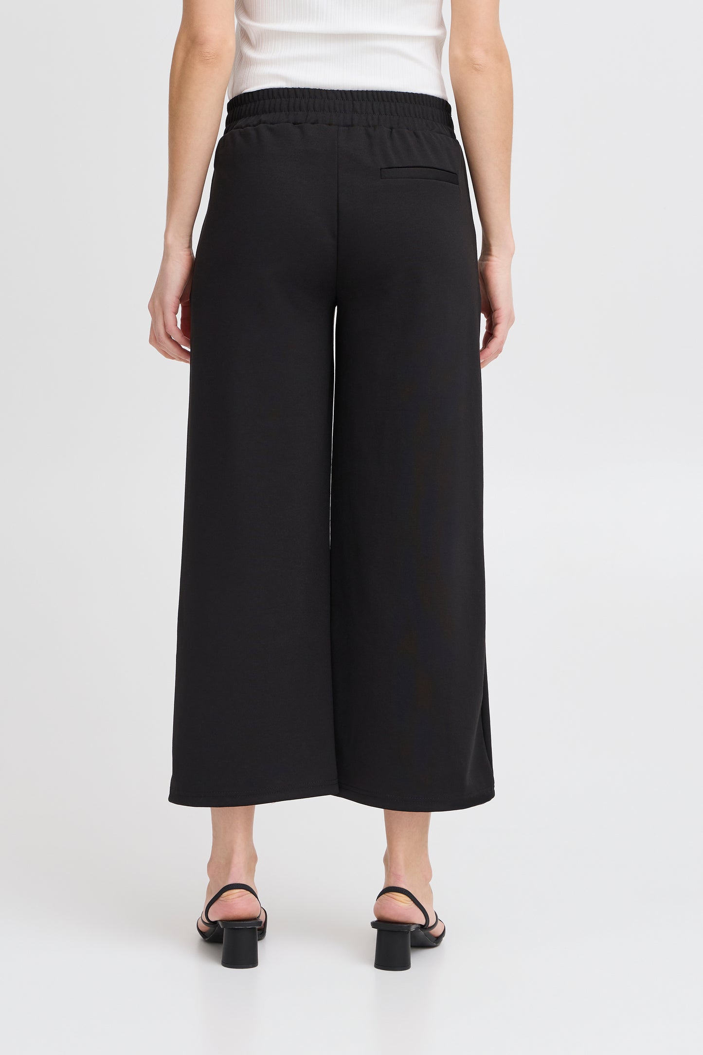 pantalon kate wide cropped black