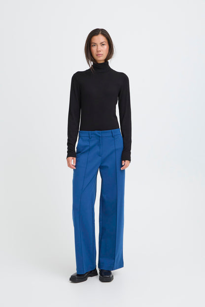 pantalon kate wide cropped blue
