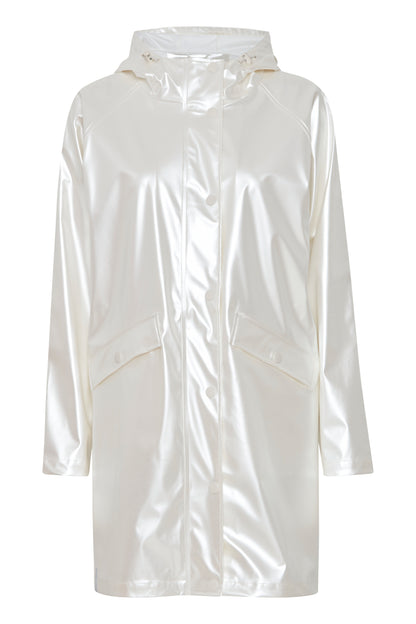Raincoat TAZI blanc perle