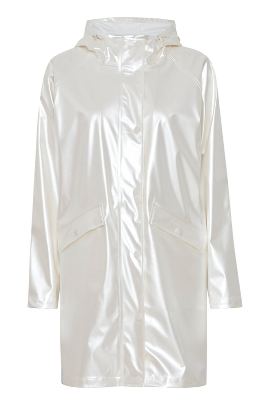Raincoat TAZI blanc perle
