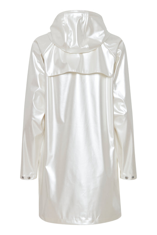 Raincoat TAZI blanc perle