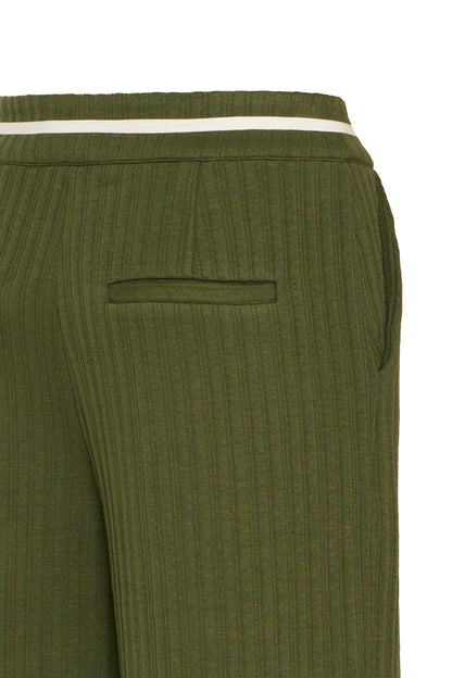 Pantalon quilted green