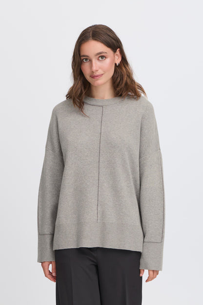 Pull Ballia grey melange