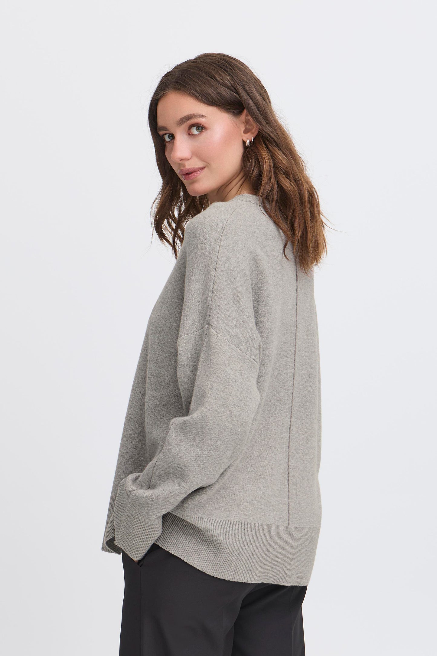 Pull Ballia grey melange