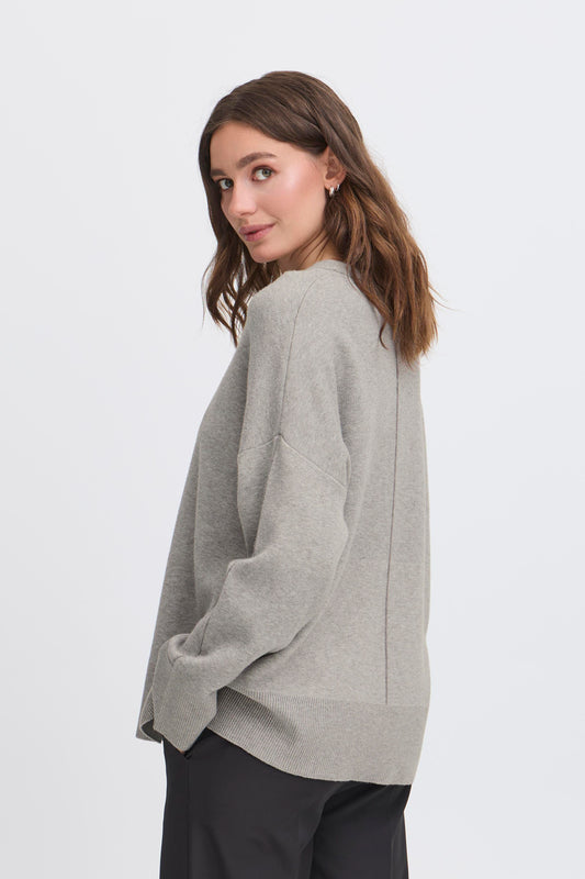 Pull Ballia grey melange