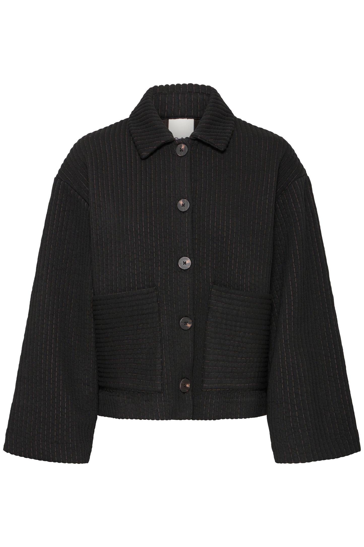 Veste en jersey quilted black