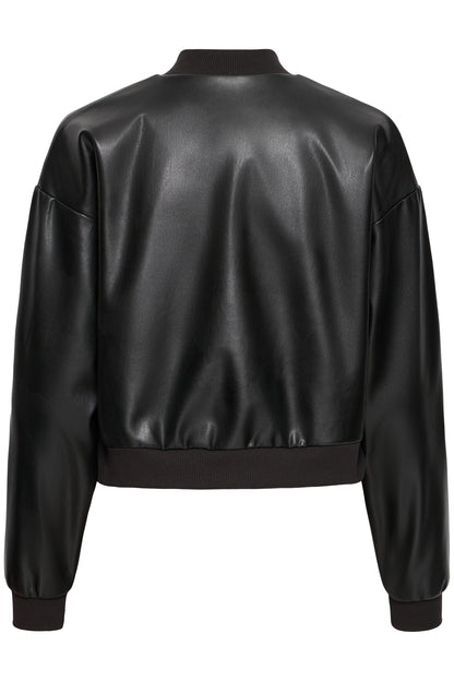 Veste bomber kate simili cuir