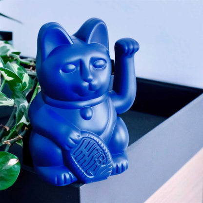 Lucky cat dark blue HONESTY