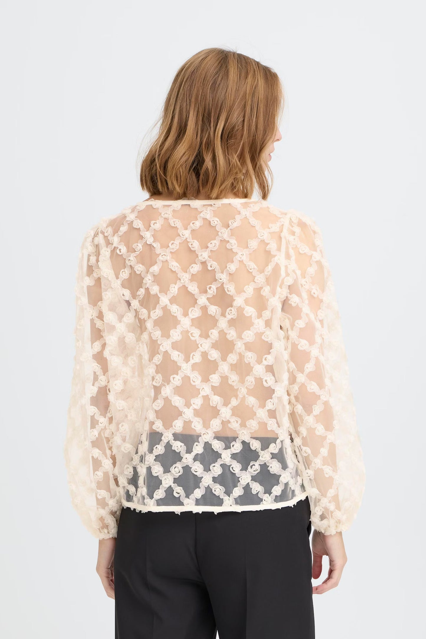 Blouse transparente elki