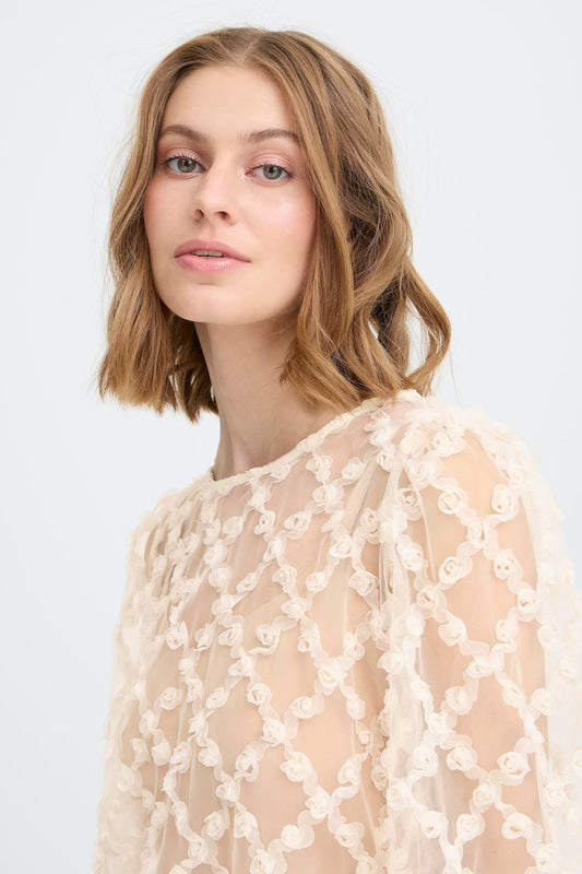 Blouse transparente elki