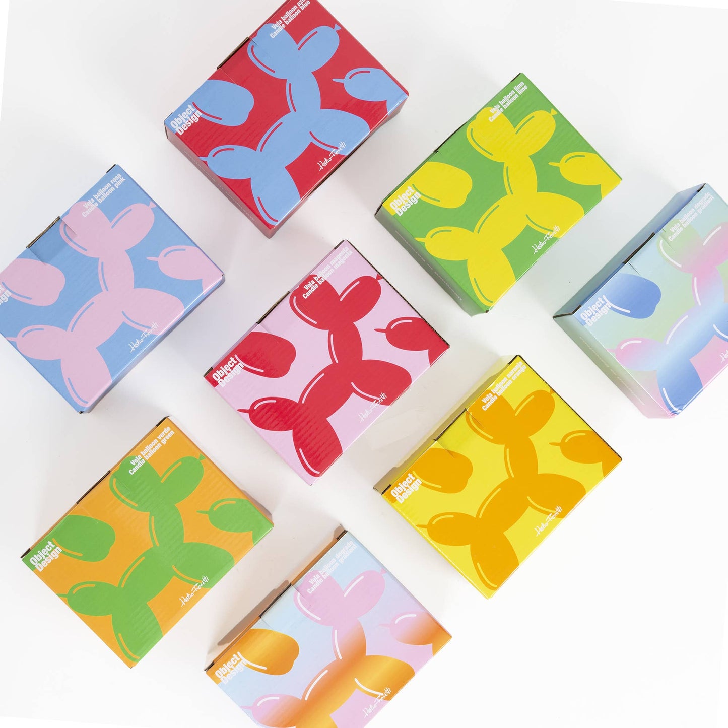 BOUGIE CHIEN BALLON COUCHER DE SOLEIL HF