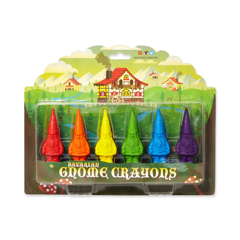 Crayons set x6 gnomes Bavarian