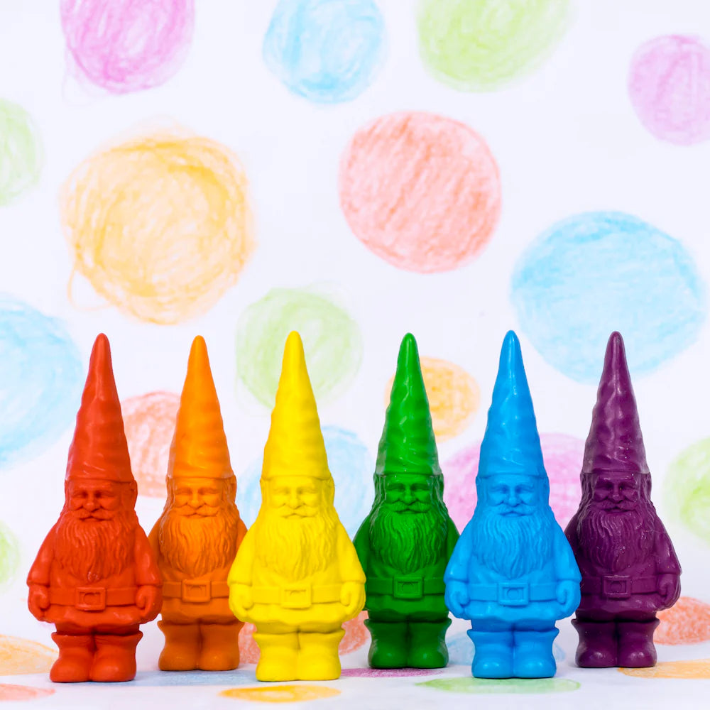 Crayons set x6 gnomes Bavarian