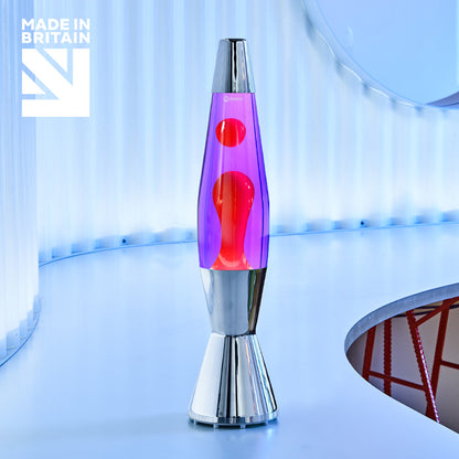 Lampe à lave ASTRO BABY violet/rouge