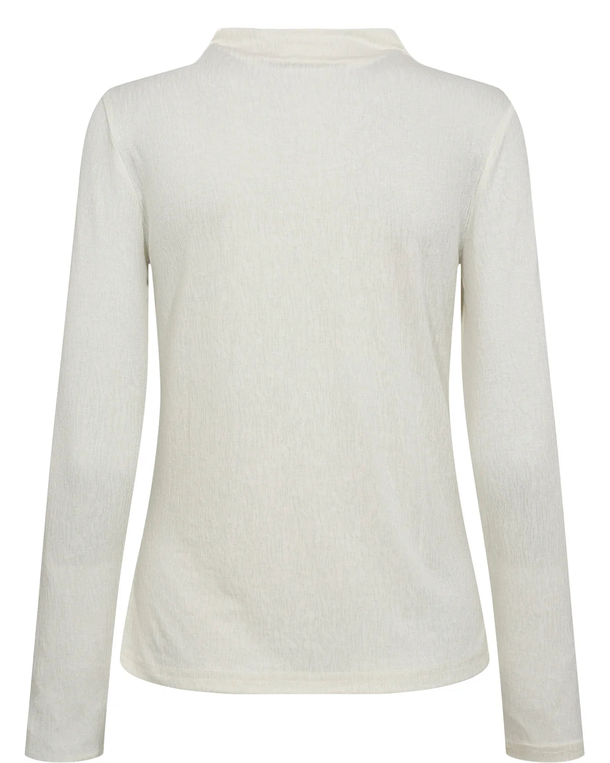 Blouse col montant  conny blanc creme