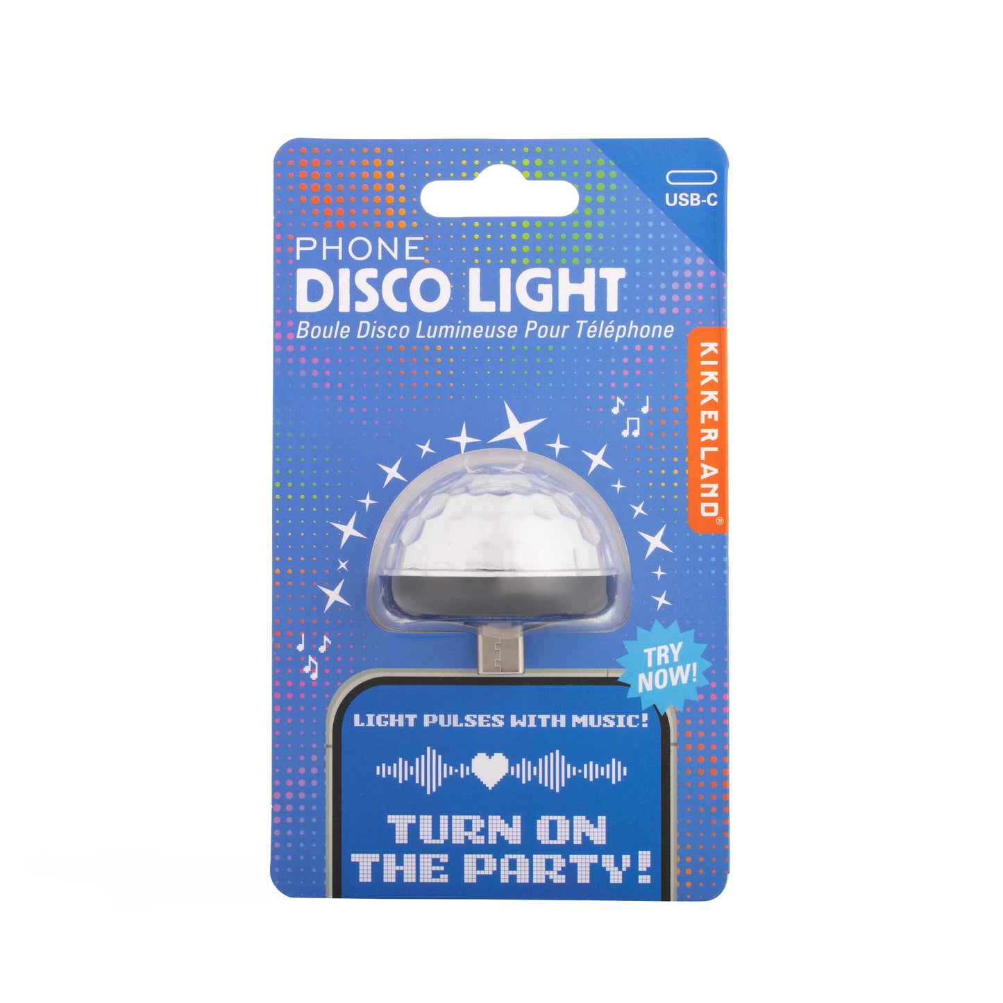 Disco light phone type USB-C