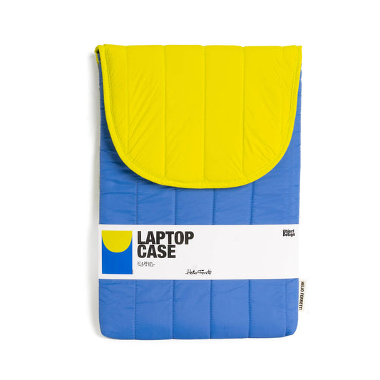 HOUSSE D'ORDINATEUR PORTABLE BLEUE MOELLEUSE 15" HF