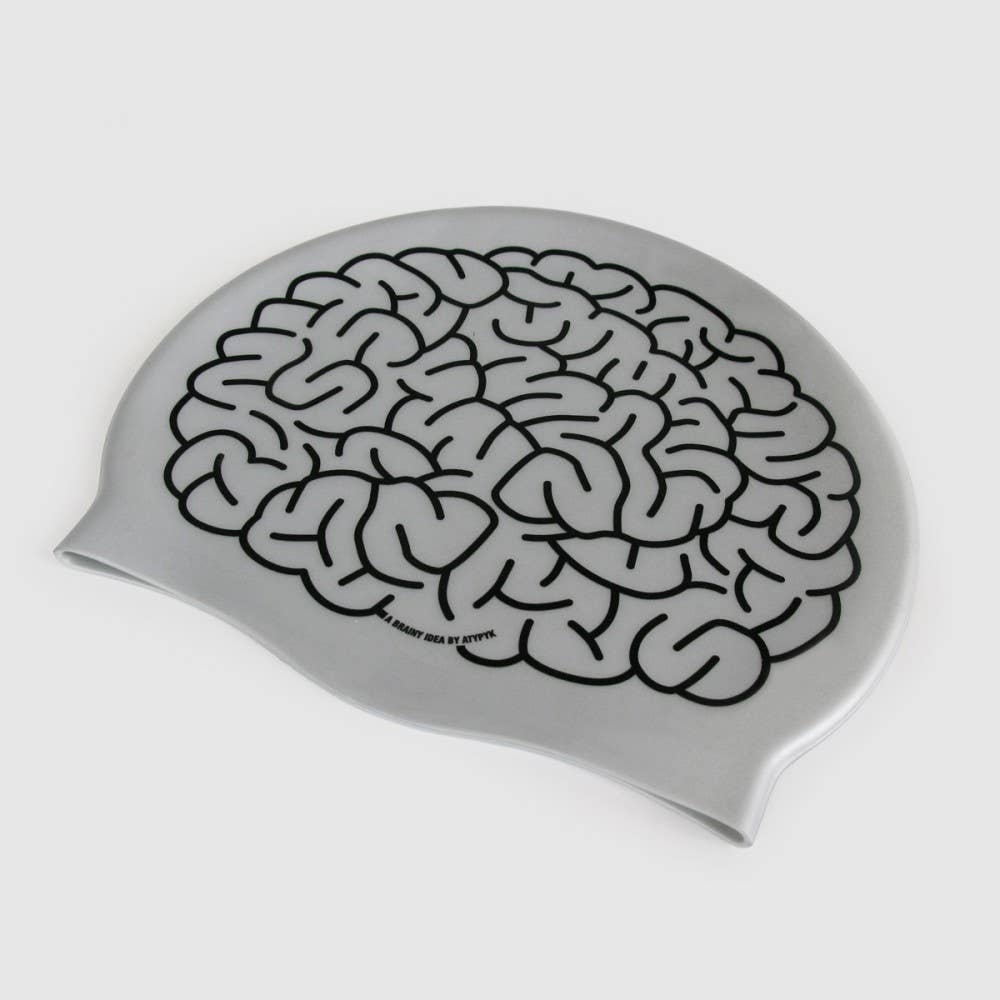 Bonnet de bain Brain
