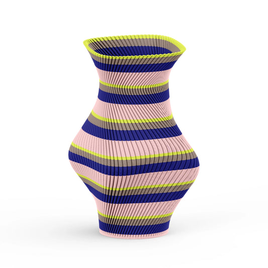 VASE FLARE BLUE PATTERN