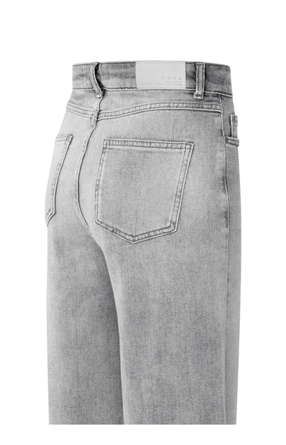 Jean barrel taille haute