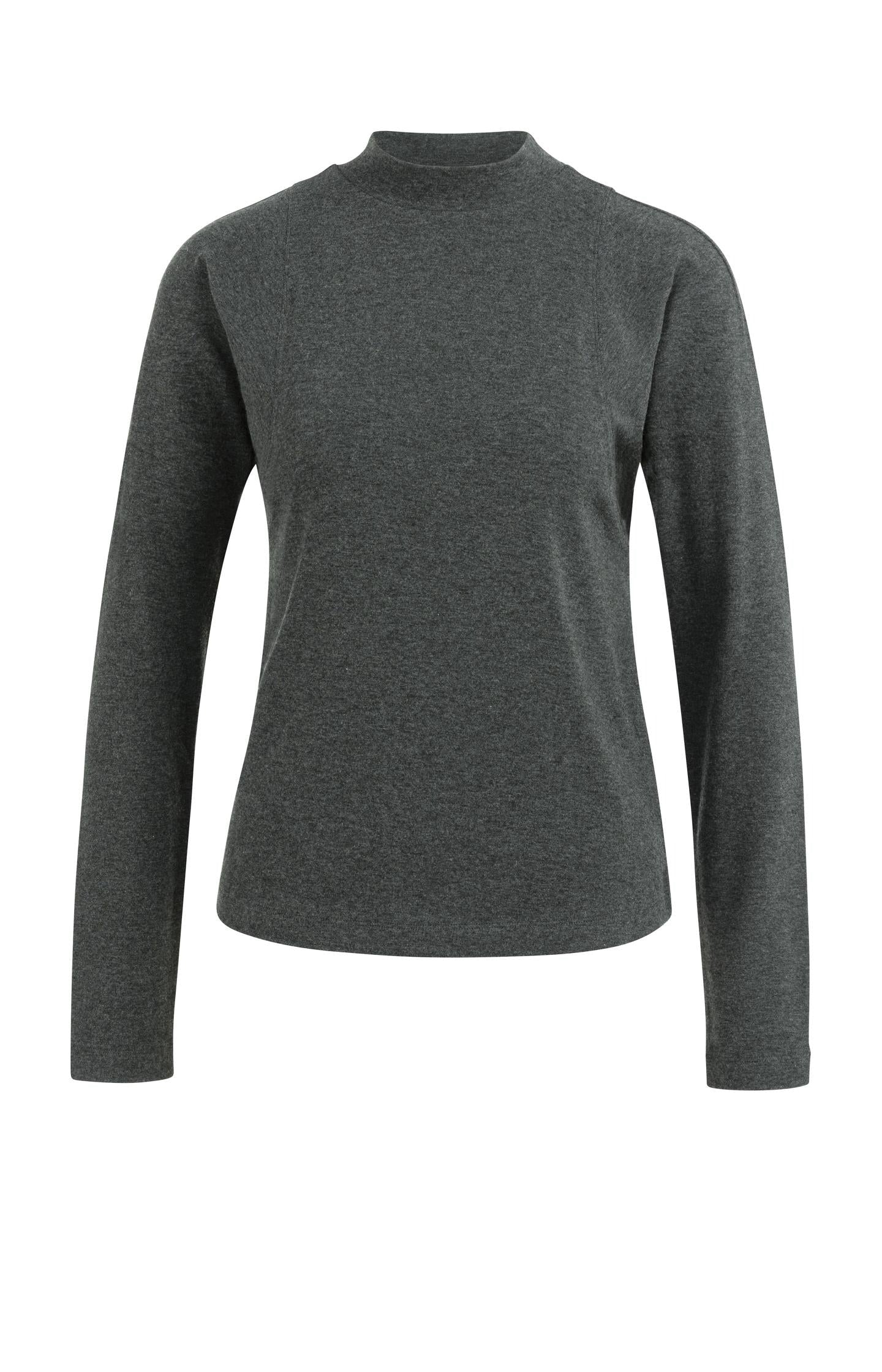Haut ajusté, manches longues, col montant