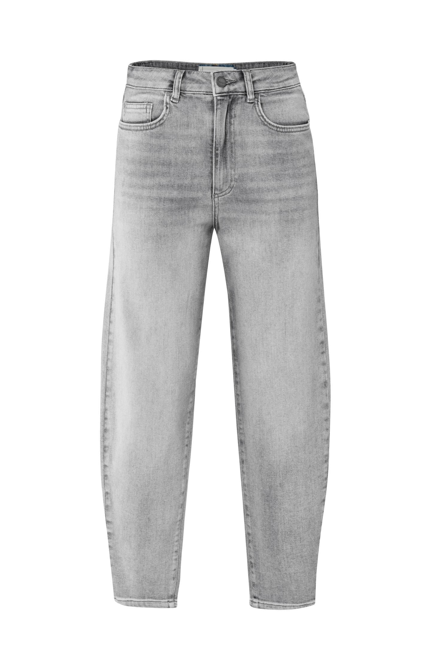 Jean barrel taille haute