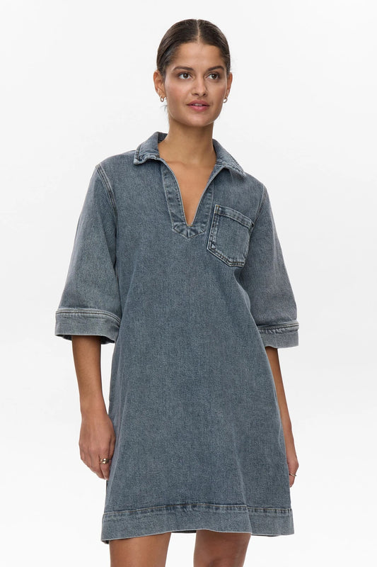 ROBE NUTORONTO - Med. Blue Washed Denim
