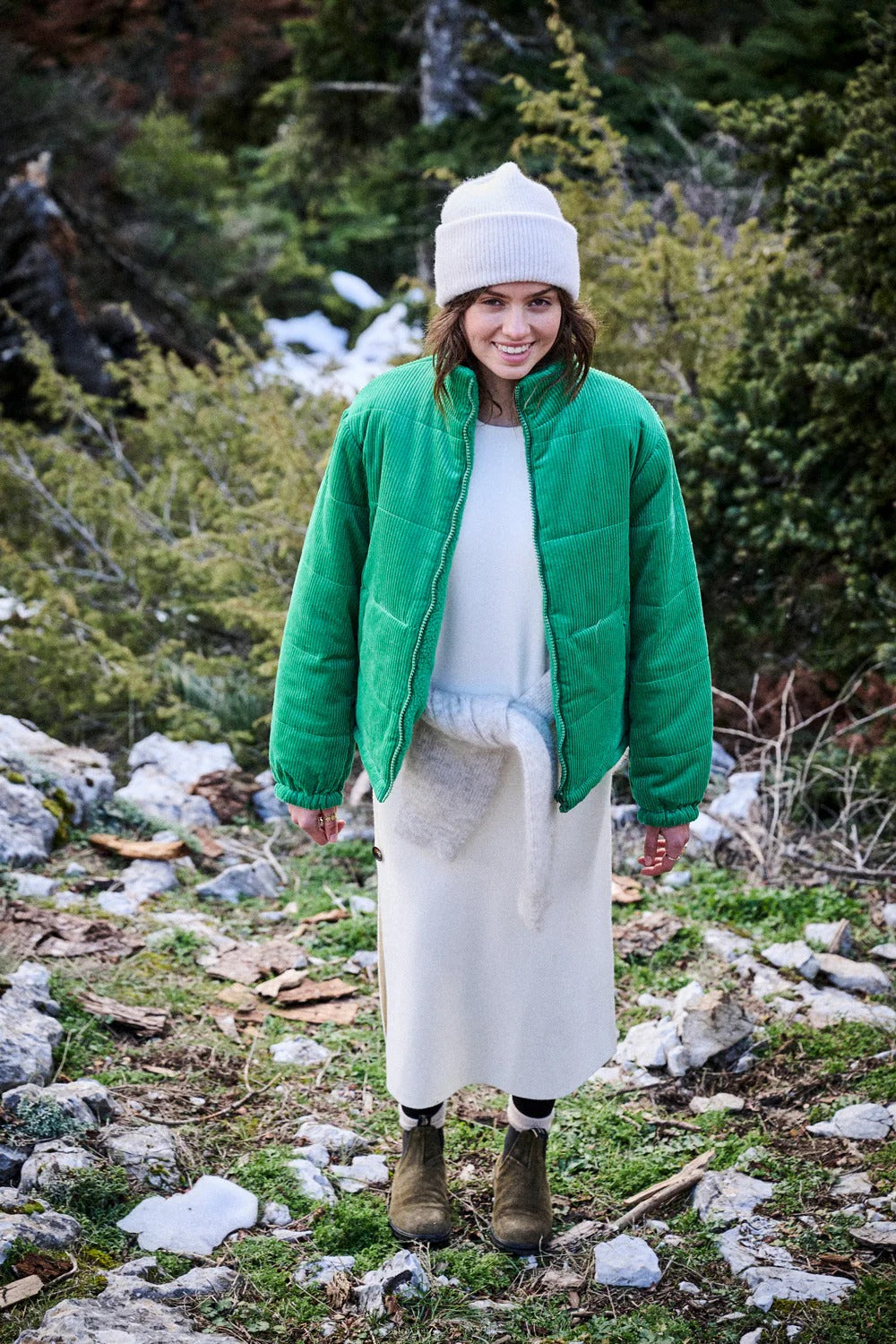 Doudoune Gizele verte