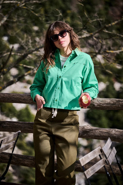 Chemise Cira verte