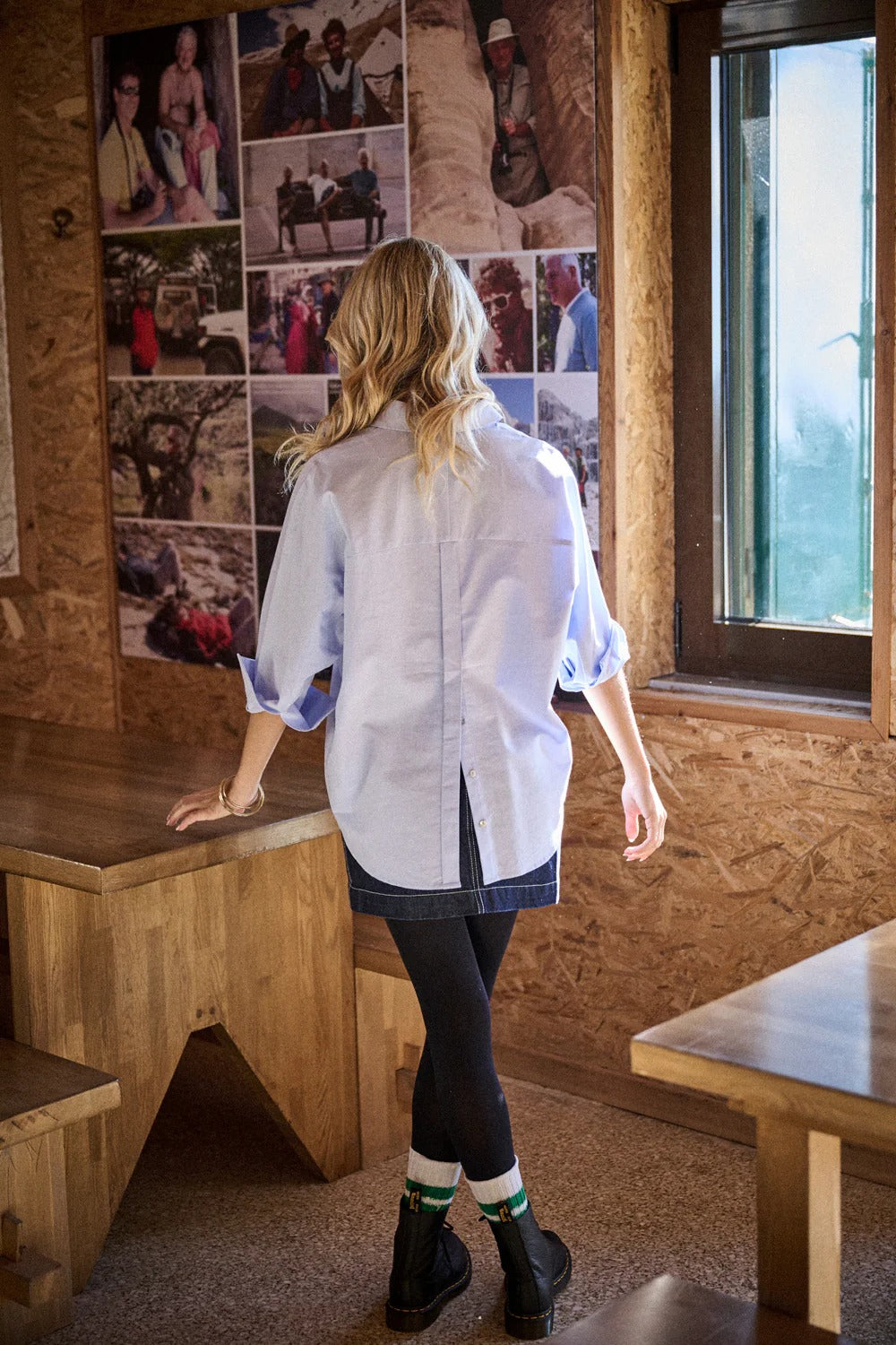 Chemise Cally bleu layette