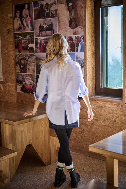 Chemise Cally bleu layette