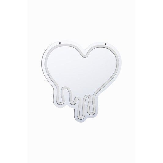 Miroir led mood heart
